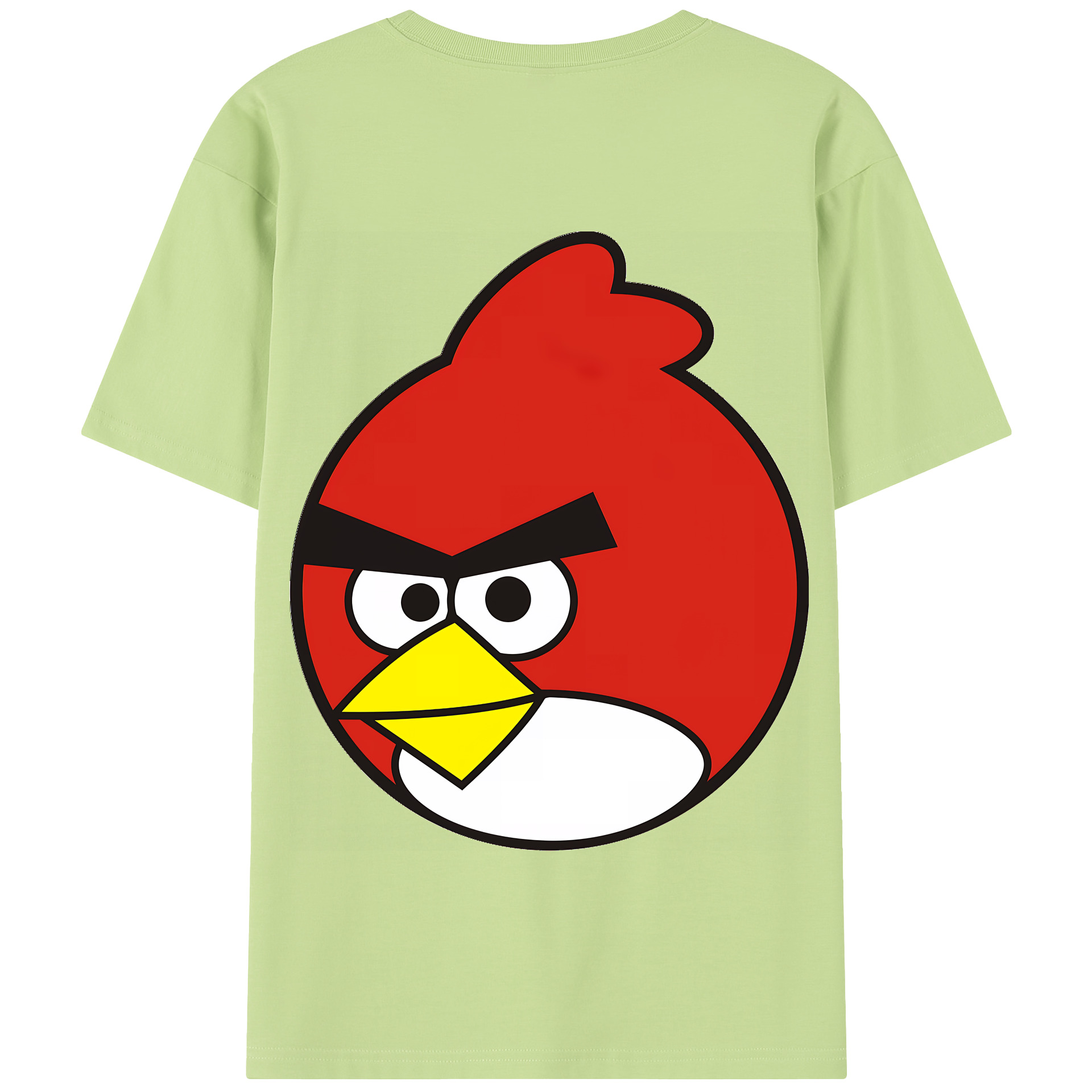 （画像用） Angry Birds アングリーバード 綿100％半袖Tシャツ（背面プリント）